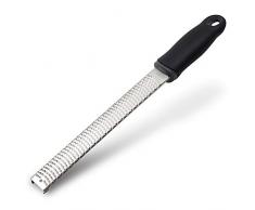 Râpe Fromage - Newlemo Citrus Lemon Zester,Râpe Acier Inoxydable avec Blade Razor-sharp en acier inoxydable & Housse de protection - Râpe à Cuisine pour Parmesan, épices,le gingembre, lail, le chocolat, les légumes(noir)