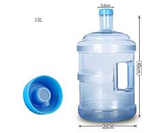 LXDDB Seau Portable de PC de Bouteille d'eau, Seau d'eau Pur de Grande capacité de ménage, avec Le Seau d'eau de poignée, 15L