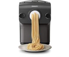 Philips HR2382/10 Machine à pâtes automatique, balance intégrée, 8 disques de forme, Noir