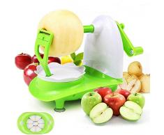 mciskin Pèle-Pommes Ventouse & Coupe-Pomme Trancheur à 8 Lames,Lames de Coupe en Acier Inoxydable Ultra Aiguisées,Machine à éplucher Cinq Secondes