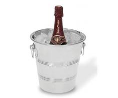 Design seau à glace inox 20,5 cm-idéal pour le champagne ou refroidir les boissons spiritueuses