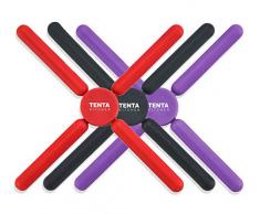 Contiup Dessous de plat en silicone antidérapant pliable multiusage pour cuisine et maison 3 couleurs