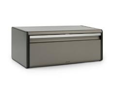 Brabantia 299384 Boîte à pain couvercle abattant Platinum