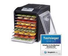Déshydrateur alimentaire BioChef Arizona Sol 9 Plateaux - Noir