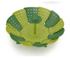 Joseph Joseph - Lotus - Cuit Vapeur Dépliant Anti-rayures - Vert