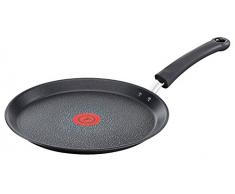 Tefal E4401185 Talent Pro Crêpière 28 cm, Aluminium, Noir