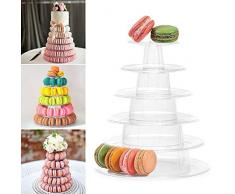 Présentoir à macarons à 6 étages, présentoir à gâteaux, nourriture pour mariage et anniversaire