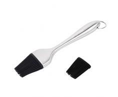 NICEXMAS Pinceau à Badigeonner Griller Barbecue Cuisson Silicone Brosses à Pâtisserie Résistant à La Chaleur Huile Beurre Sauce Marinades pour Barbecue Grill Cuisson Cuisine Cuisine Noir