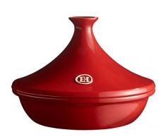 Emile Henry Eh349532 Tajine Céramique Rouge Grand Cru 3,5L Ã32 cm