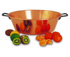 Mallard Ferrière - Bassine à Confiture Legère Cuivre Massif Lisse