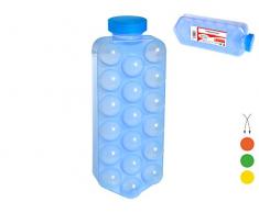 COSMOPLAST Bouteille/Bac à glaçons, 18 Demi-sphères, 25 x 10 x 7 cm