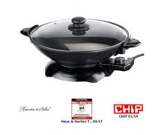 Wok électrique avec thermostat et revêtement antiadhésif [Rosenstein & Söhne]