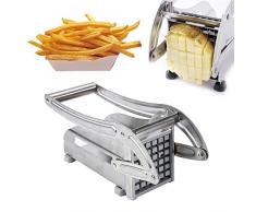 YIFAA Coupe-Frites et Légumes Lames Acier Inoxydable pour Les Pommes de Terre, Les Carottes et Les concombres