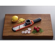 Joseph Joseph 5028420200485 Handi-Grate 2-en-1 Mini Râpe/Eminceur Acier Inoxydable Orange 29 x 6,5 x 4,5 cm