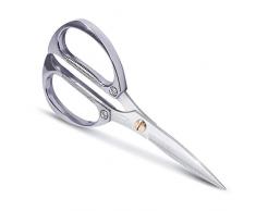 Newness Ciseaux de Cuisine, Ciseaux Tout Usage en Acier Inoxydable, Ciseaux de ménage pour Poulet, beefs, volaille, Poisson