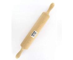 Fackelmann 31540 Rouleau à pâtisserie 6x44,5cm en Bois de hêtre, Beige, 44,5 x 6 x 6 cm