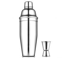 Vegena Shaker à Cocktail Set, Professionnel Bar Shaker à Cocktail Set en INOX 750ml Shaker avec Filtre