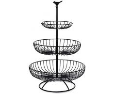 Corbeille A Fruits 3 Etages,Fruit Basket Countertop Bowl De Stockage, Corbeille De Fruits Stand For Les Légumes Et Dorganisation, Stockage Des Œufs, Et Plus De Fruits Panier For Comptoir Ou Hanging
