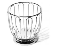 Alessi 370 Corbeille à Agrumes en Acier Inoxydable 18/10 Brillant, Ø 22 Cm