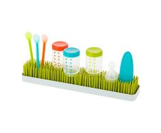 TOMY BOON - Égouttoir Biberons Imitation Pelouse PATCH B11005, Égouttoir à Vaisselle pour bébé, Séchoir pour Biberons, Bouteilles, Tétines et Accessoires de Bébés, Vert
