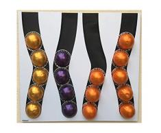 distributeur, porte capsules VERTUO Nespresso et DOLCE GUSTO Nescafé (blanc et noir)