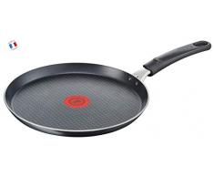 Tefal C3671002 Elégance Crêpière, Aluminium, Noir, 25 cm