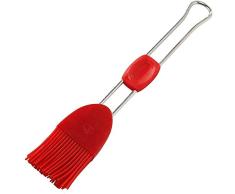 Dr. Oetker 1928 Pinceau de Cuisine Silicone Flexxibel 3,7 cm Rouge, Plastique, 26,5 x 3,7 x 2 cm