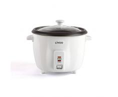 Livoo DOC111 Cuiseur à Riz | Capacité 1,5L, Revêtement Antiadhésif | Fonction Maintien au Chaud | 500 Watts