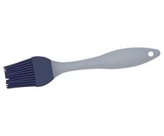 Fackelmann Elemental Pinceau de cuisine, brosse à pâtisserie, brosse de support, barbecue, silicone bleu, 20,5 cm, 1 pièce