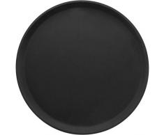 Cambro‿DM780 Plateau rond antidérapant en fibre de verre Noir 27,9 cm