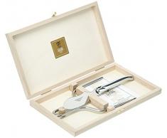 Laguiole Claude Dozorme 2.60.017.87 Coffret Lyre à Foie Gras Manche Aluminium