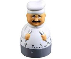 Wagtail Minuteur de cuisine, minuterie de cuisine mécanique de cuisine, minuterie de dessins animés de 60 minutes pour cuire, mécanique pour cuisiner, minuterie de compte à rebours