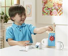 Melissa & Doug- Service à Café en Bois Brew and Serve de 11 Pièces, 19842