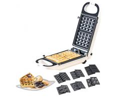 Gaufrier 6 en 1 avec revêtement antiadhésif CM-550, 700 W [Rosenstein & Söhne]