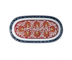 Bruno Evrard Plat Ovale en cÃ©ramique 33x17cm - Boho