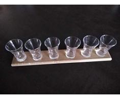 Planche pour verrines ou autres verres digestifs.