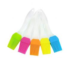 MoGist 1 x Pinceau de Cuisine en Silicone,Pinceau pour badigeonner en Couleur aléatoire,pour Le Barbecue/Pain