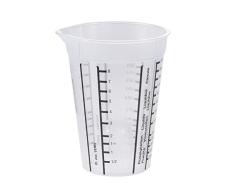 keeeper Verre Doseur pour Petites QuantitÃ©s, Graduation Pratique, 250 ml, Mario, Transparent/Noir