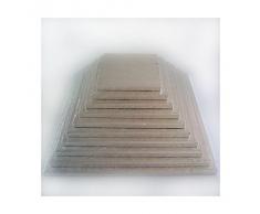 FunCakes Plateau de présentation carré épais 30 x 30 cm