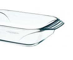 Pyrex - 8010660 - Optimum - Plat à four rectangulaire en verre ultra résistant - Prise en main facile - 35x23 cm