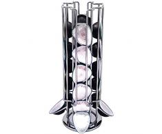 Tavola Swiss 50.49077 Porte capsules SpÃ©cial T Ceylan Acier Inoxydable Anthracite, 11 x 11 x 33 cm