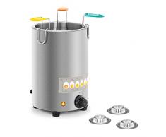 Royal Catering Cuiseur À Œufs Cuit Oeuf Oeufs Œuf Cuit-Œuf Électrique Professionnel RCEB-3T (3 Œufs, 1 500 W, 3 Cuillères Colorées Faciles À Distinguer, 3 Coquetiers)