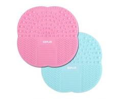 2 Pack Brosse Nettoyante Pinceau en Silicone, pour pinceaux de maquillage