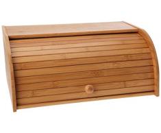 Ambiance Nature 507099 Boîte à Pain Couvercle Coulissant Bambou