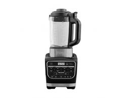 Cuiseur et mixeur à soupe Ninja Blender & Soup Maker, [HB150EU] Élément chauffant intégré, Verseuse en verre, 1,7 l, 1 000 W, Noir