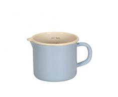 KRÃGER 17012PAB Pot á Lait Sylt avec Bec 12 cm, Ãmail, Bleu
