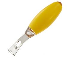 Tefal K2080514 Zesteur, Acier Inoxydable, Jaune, 13,4 x 3,2 x 3,2 cm