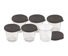 Moulinex - Verrines Par 6 Pour Cookeo - Xa606000 Pour Pieces Cuisson Petit Electromenager