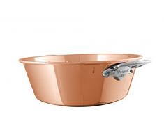 Mauviel1830 - MPassion 451350 - Bassine Confiture Cuivre lisse cuivre - 36 cm