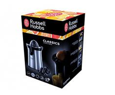 Russell Hobbs 22760-56 Presse Agrumes Electrique, 2 Sens Rotation, 2 Cônes Interchangeables, Jus de Fruit Frais Rapide